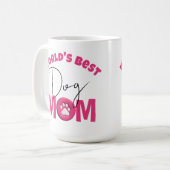 Die beste Mama für Hunde der Welt Kaffeetasse (Vorderseite Links)