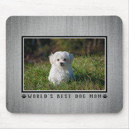 Die beste Mama für Hunde, Drucke Foto Rustikales H Mousepad