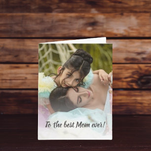 Die beste Mama für jedes Foto Muttertagskarte Karte