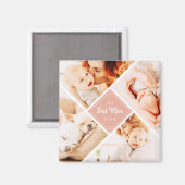 Die beste Mama für moderne, individuelle Fotos Magnet (Vorderseite/Rückseite)