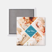 Die beste Mama für moderne, individuelle Fotos Magnet (Vorderseite/Rückseite)