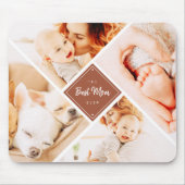 Die beste Mama für moderne, individuelle Fotos Mousepad (Vorne)