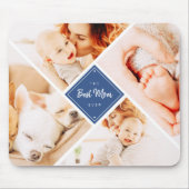 Die beste Mama für moderne, individuelle Fotos Mousepad (Vorne)