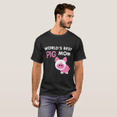 Die beste Mama für Schweine in der Welt T-Shirt (Vorne ganz)