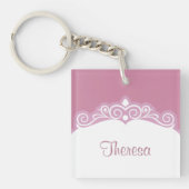 Die beste Mama-Girly Schlüsselanhänger der Welt (Vorderseite)