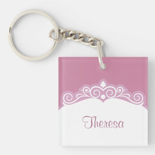 Die beste Mama-Girly Schlüsselanhänger der Welt (Vorderseite)