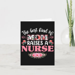 Die beste Mama hebt ein Shirt der Krankenschwester Karte
