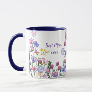 Die beste Mama im Frühjahr Sommergarten Blume Tasse