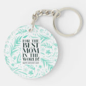 Die beste Mama im Schlüsselanhänger zum WeltMutter (Rückseite)