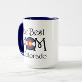 Die BESTE Mama in der Tasse Colorado 15oz (Vorderseite Links)