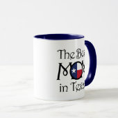 Die beste MAMA in der texanischen Tasse (VorderseiteRechts)