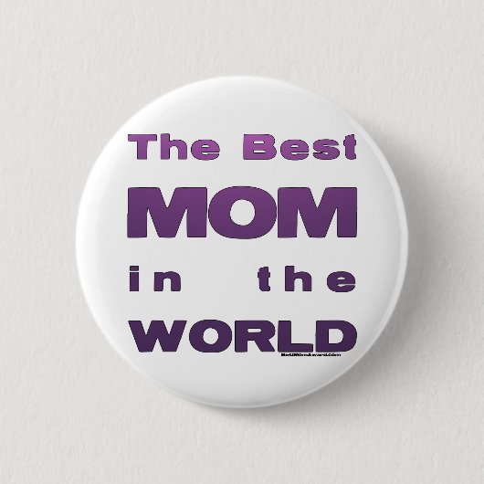 Die beste Mama in der Welt Button (Vorderseite)