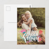 Die beste Mama individuell anpassbar Postkarte (Vorne/Hinten)