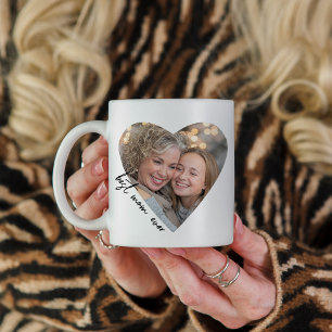 Die beste Mama je Foto Herz gestalten Muttertag Kaffeetasse