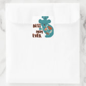 Die beste Mama je Koala Muttertag Quadratischer Aufkleber (Tasche)