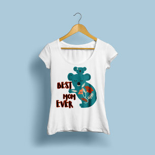 Die beste Mama je Koala Muttertag T-Shirt