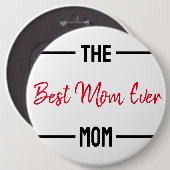 Die beste Mama je Mama kundenspezifische Personali Button (Vorne & Hinten)