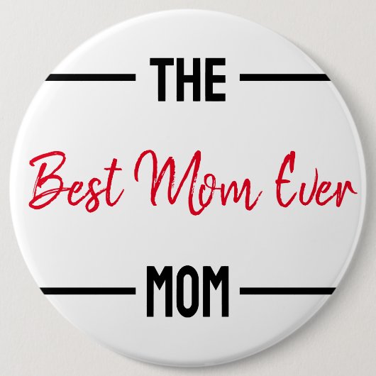 Die beste Mama je Mama kundenspezifische Personali Button (Vorderseite)