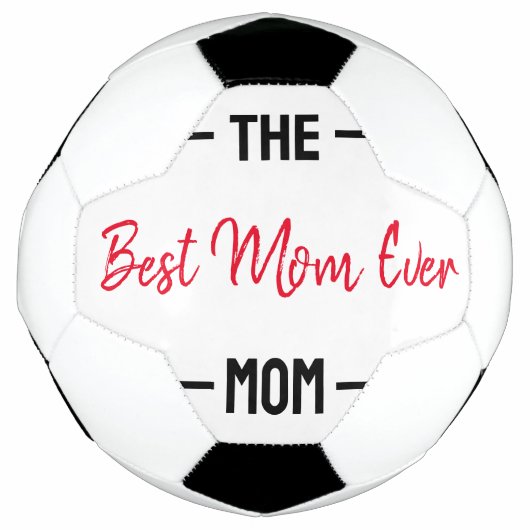 Die beste Mama je Mama kundenspezifische Personali Fußball (Vorderseite)