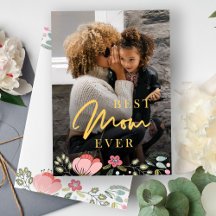 Die beste Mama je personalisiert Foto Mütter Tag