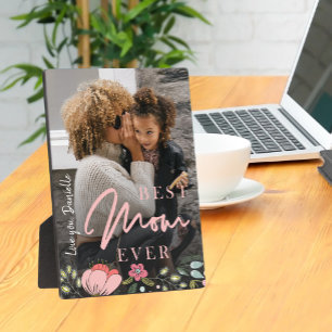 Die beste Mama je personalisiert Foto Mütter Tag Fotoplatte