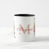 Die beste Mama-jemals-Blumendrucke Tasse (Zentrum)