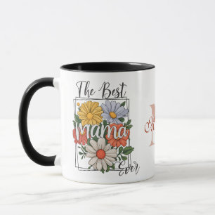 Die beste Mama-jemals-Blumendrucke Tasse