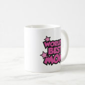 Die beste Mama-Kaffee-Tasse der Welt Kaffeetasse (VorderseiteRechts)