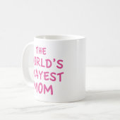Die beste Mama-Kaffee-Tasse weltweit Kaffeetasse (Vorderseite Links)