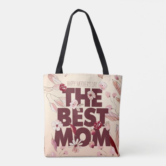 Die beste Mama | Muttertag Tasche (Rückseite)