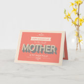 Die beste Mama Muttertagskarte Karte (Gelbe Blume)