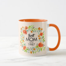 Die beste Mama seit der Tasse des Blumenkaffees