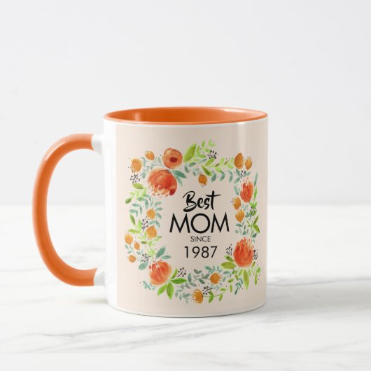 Die beste Mama seit der Tasse des Blumenkaffees (Links)