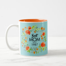 Die beste Mama seit der Tasse des Blumenkaffees