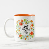 Die beste Mama seit der Tasse des Blumenkaffees (Links)