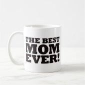 Die beste Mama überhaupt Kaffeetasse (Links)