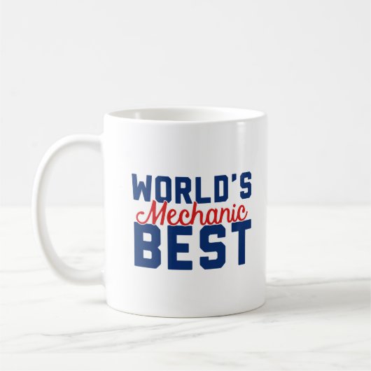 Die beste Mechanik der Welt Kaffeetasse (Links)