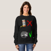 Die beste Medizin Sweatshirt (Vorne ganz)