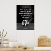 Die beste Methode, um seine eigene Dunkelheit zu k Poster (Küche)