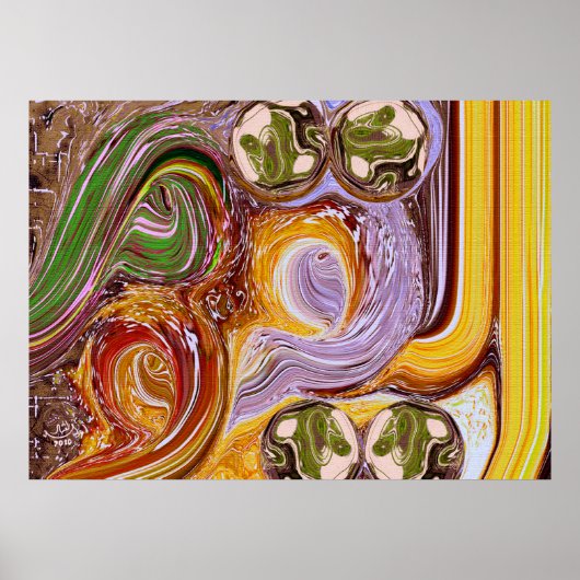 Die beste moderne islamische Kunst Poster (Vorne)