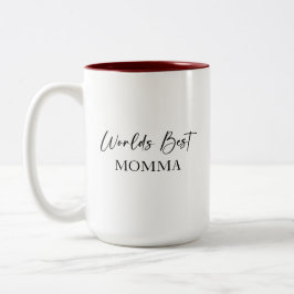 Die beste Momma- und Lieblingsarmut der Welt Zweifarbige Tasse