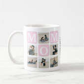 Die beste Mommy's FotoCollage der Welt Kaffeetasse (Links)
