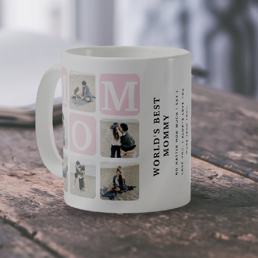 Die beste Mommy's FotoCollage der Welt Kaffeetasse