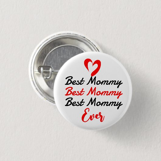 die beste Mutter aller Zeiten Button (Vorne & Hinten)
