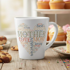 Die beste Mutter aller Zeiten, die Mutter hat das  Milchtasse