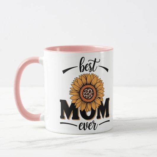 Die beste Mutter aller Zeiten feiern Tasse (Links)