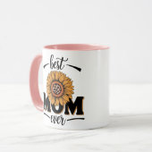Die beste Mutter aller Zeiten feiern Tasse (Vorderseite Links)