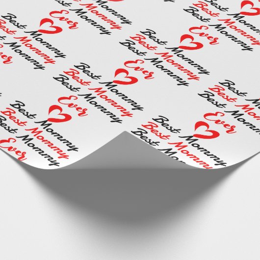 die beste Mutter aller Zeiten Geschenkpapier (Ecke)