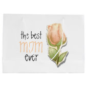 Die beste Mutter aller Zeiten Große Geschenktüte (Rückseite)