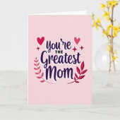 Die beste Mutter aller Zeiten Karte (Gelbe Blume)